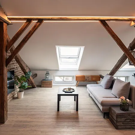 Crest - Riverside Lofts Mit Parken I Balkon I Kueche I Regendusche 파사우
