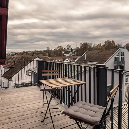 Crest - Riverside Lofts Mit Parken I Balkon I Kueche I Regendusche 아파트 파사우