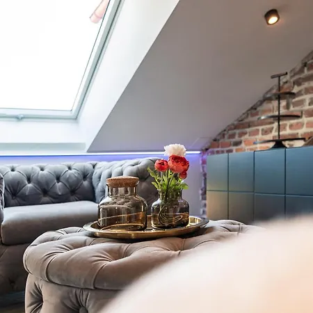 Crest - Riverside Lofts Mit Parken I Balkon I Kueche I Regendusche Apartman