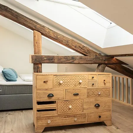 Crest - Riverside Lofts Mit Parken I Balkon I Kueche I Regendusche Passavia