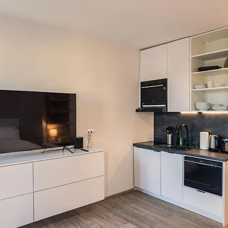 Crest - Riverside Lofts Mit Parken I Balkon I Kueche I Regendusche Apartment